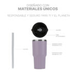 VASO LUND ROSA CLARO TE-223RS ( TE-223 / TE223 / VASOS ) - Imagen 4
