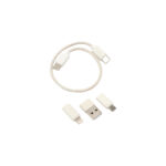 SET DE CABLES TARTU BAMBÚ TH-223C ( TH-223 / TH223 / CARGADORES Y POWER BANK ) - Imagen 2