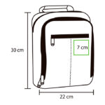 MOCHILA SARANDI GRIS TX-049G ( TX-049 / TX049 / CROSSBODY ) - Imagen 4