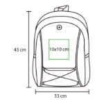 MOCHILA MELBOURNE NARANJA TX-076O ( TX-076 / TX076 / BACKPACK ) - Imagen 5