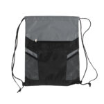 MORRAL TIPO SACO MASAK GRIS TX-084G ( TX-084 / TX084 / BOLSAS DEPORTIVAS )