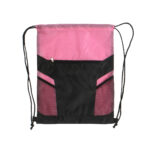 MORRAL TIPO SACO MASAK ROSA CLARO TX-084RS ( TX-084 / TX084 / BOLSAS DEPORTIVAS )