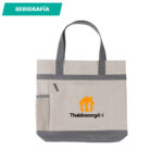 BOLSO WUKAIR GRIS CLARO TX-157G ( TX-157 / TX157 / BOLSAS SHOPPER,BOLSAS PARA SUPERMERCADO ) - Imagen 2