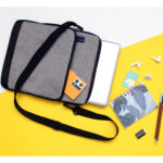 BOLSA DE RPET BINAGO GRIS TX-190G ( TX-190 / TX190 / CROSSBODY ) - Imagen 2
