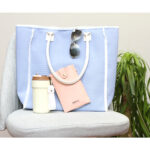 BOLSA TOUBA LILA TX-209M ( TX-209 / TX209 / BOLSAS DE PLAYA ) - Imagen 3
