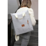 MOCHILA MICHELE GRIS TX-237G ( TX-237 / TX237 / BACKPACK ) - Imagen 4