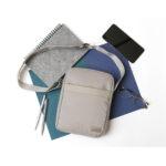 MOCHILA ABJA GRIS CLARO TX-247G ( TX-247 / TX247 / CROSSBODY ) - Imagen 4