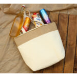 BOLSA HIELERA NARVA BEIGE TX-255BE ( TX-255 / TX255 / BOLSAS DE PLAYA ) - Imagen 5