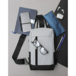 MOCHILA ANGER GRIS CLARO TX-339G ( TX-339 / TX339 / CROSSBODY ) - Imagen 2