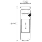 TERMO ECLIPSE PLATA (T 162 - ACERO INOXIDABLE / PLÁSTICO) - Imagen 5