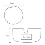 CENICERO BORO PLATA (HO 082 - ACERO INOXIDABLE) - Imagen 4