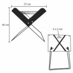 ASADOR CAMP NEGRO (HO 073 - ACERO INOXIDABLE) - Imagen 2