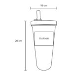 TERMO ENCORE ROSA (T 187 - ACERO INOXIDABLE / RUBBER) - Imagen 2