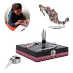 SET RULFO NEGRO (O 020 HUICHOL - MADERA/METAL) - Imagen 4