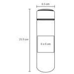 TERMO CEDRO MADERA (T 156 - ACERO INOXIDABLE) - Imagen 2