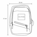 MOCHILA LARRY NEGRO (BL 085 - POLIÉSTER/VINIPIEL) - Imagen 2