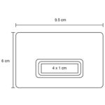 TARJETERO NAVAL PLATA (O 048 - ALUMINIO) - Imagen 2