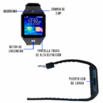 RELOJ SMARTWATCH NEGRO (SO 107 - PLÁSTICO) - Imagen 4
