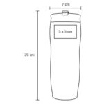 TERMO KRAKE NEGRO (T 39 - ACERO INOXIDABLE) - Imagen 2