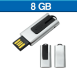 MEMORIA USB SLIM FIT 8GB (USB053-U) PLATA