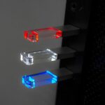MEMORIA USB POCKET 8GB M USB LED D LED M M P A T I C V USB G W M OS L (USB098-U) AZUL - Imagen 3