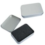 ESTUCHE METALICO SIN VENTANA PARA MEMORIA USB (VAR001-PL-U) PLATA