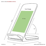 BASE DE CARGA INALAMBRICA VERTICAL (TEC095-U) BLANCO - Imagen 4